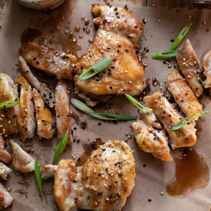 15 Minute Honey Garlic Chicken Thighs