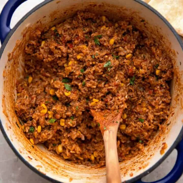 One Pot Mexican Beef and Rice