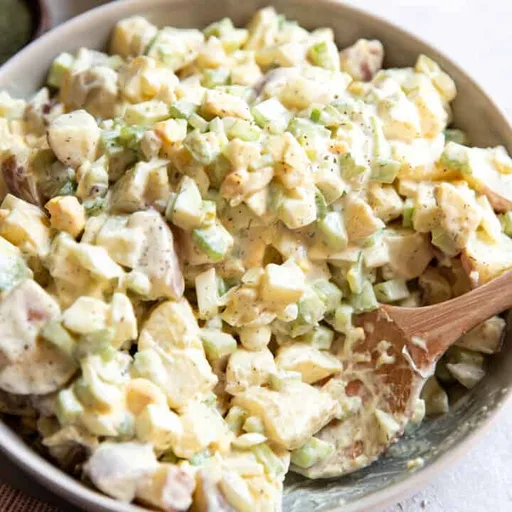 Red Potato Salad With Dill, Cucumber and Celery