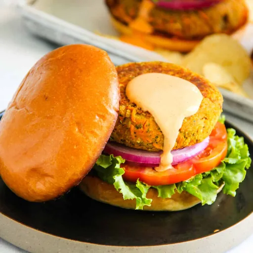 Hamburguesas Vegetarianas de Garbanzos con Especias Indias