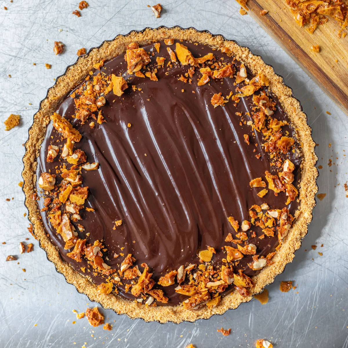 Chocolate and Peanut Butter Tart