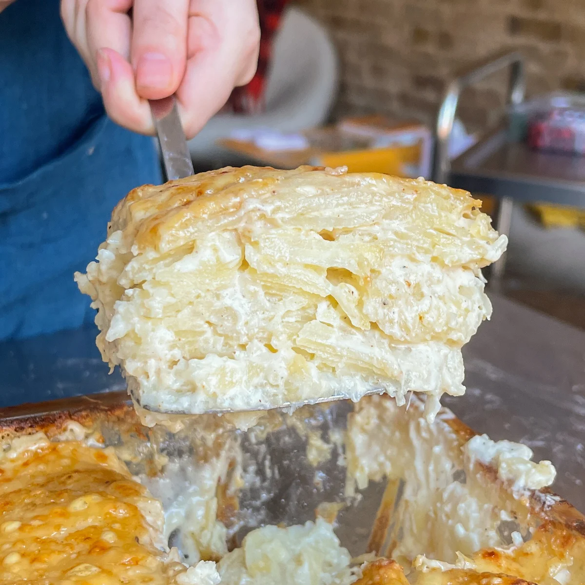 Roasted Garlic Dauphinoise Potatoes