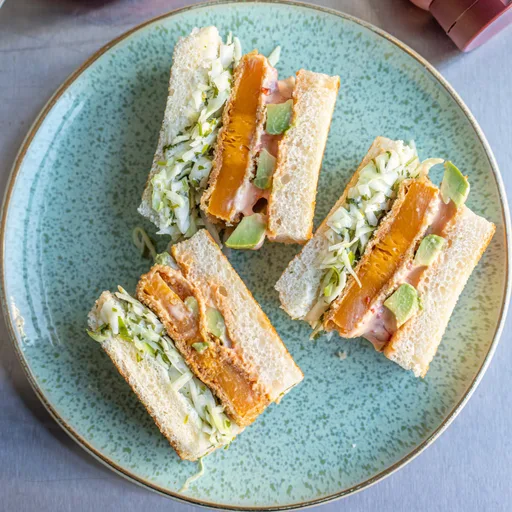 Sándwich de calabaza butternut