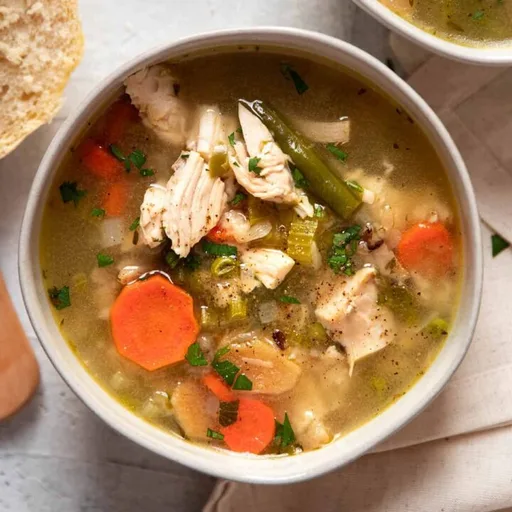 Grammy's Thanksgiving Leftovers Turkey and Wild Rice Soup