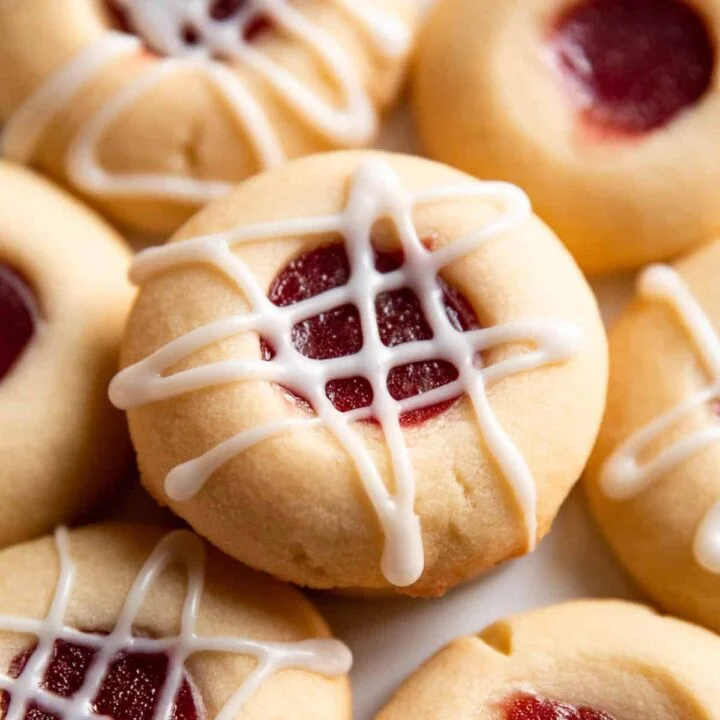 Raspberry Jam Thumbprints