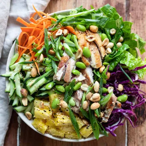 Easy and Healthy Asian Chicken Salad