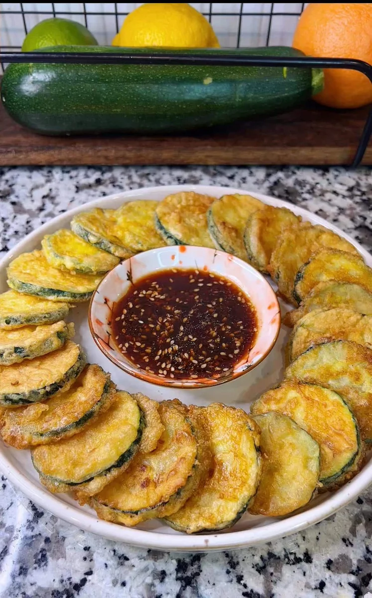 Pan Fried Zucchini (HOBAK JEON)