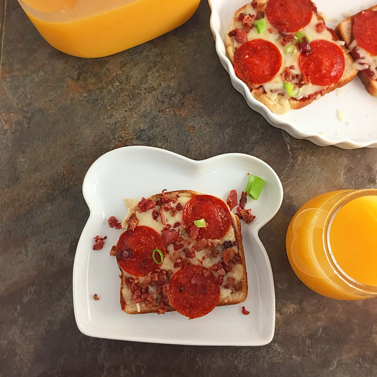 Easy No bake microwave pizza