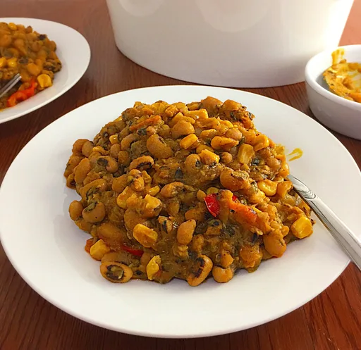 One Pot Beans and Corn Recipe (Adalu)