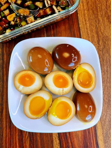 Soy Sauce Eggs - Marinated with Cola