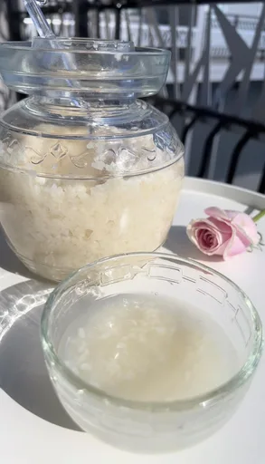Sweet rice drink (Sikhye)