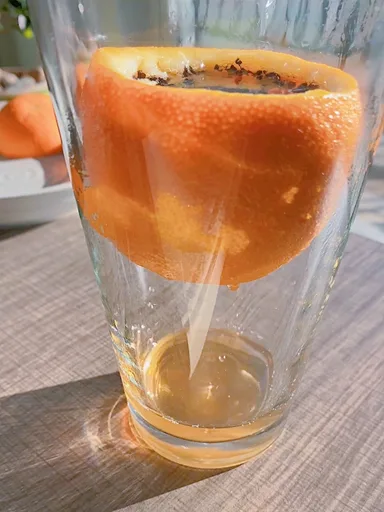 Orange peel tea