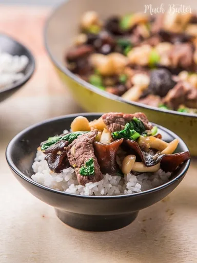Beef Mushroom Bokcoy Stir Fry