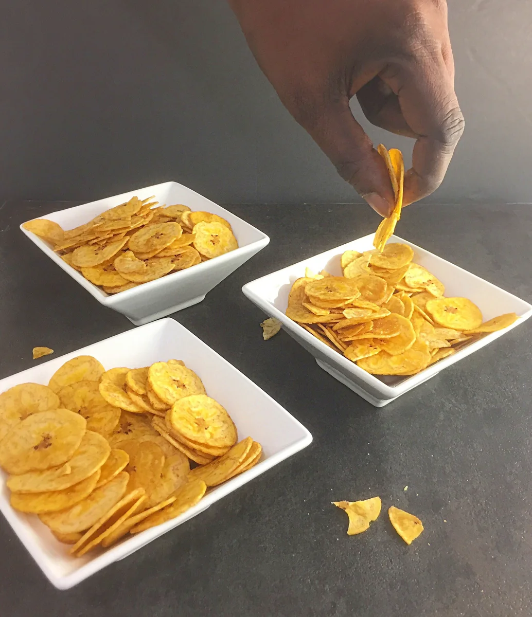 Pekere: Nigerian Unripe plantain chips