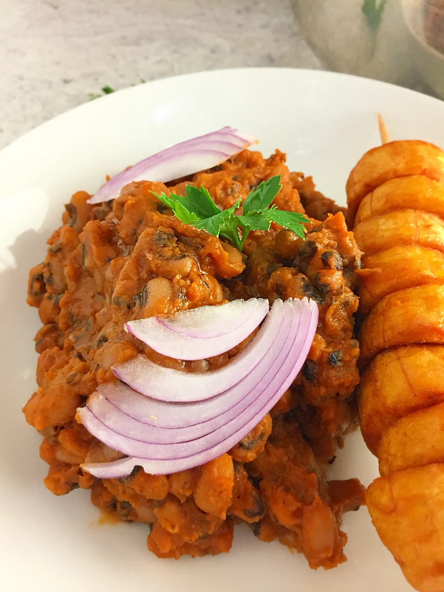 Nigerian Stewed Beans Porridge