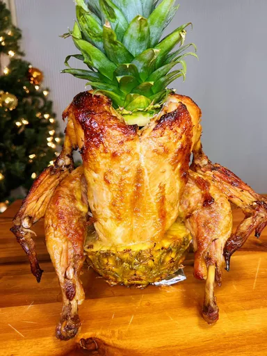 Pollo Asado a la Piña - Receta Jugosa y Tierna