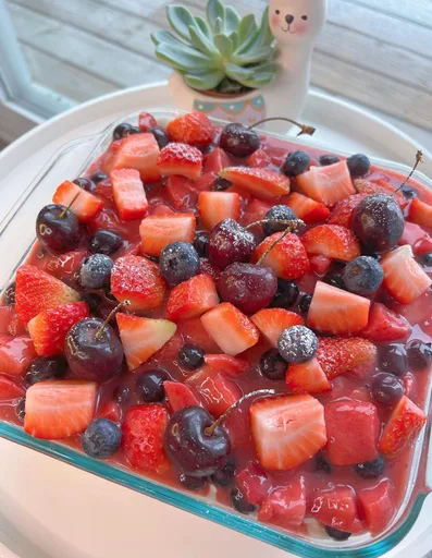 Tiramisú de frutos rojos