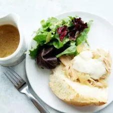 Healthy Slow Cooker Turkey French Dips