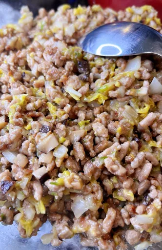 Relleno para Dumplings (Relleno de Cerdo Cocinado)