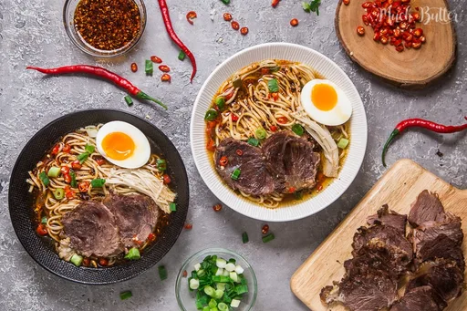 Spicy Beef Chashu Ramen Noodles