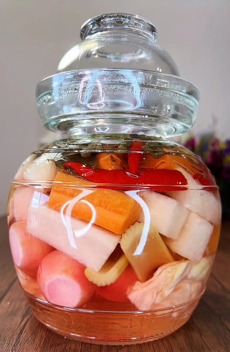 Pao cai du Sichuan (kimchi chinois)
