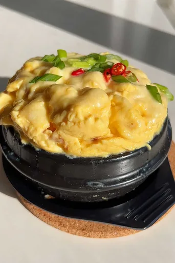 Korean Steamed Egg | One-pot 15 minutes recipe