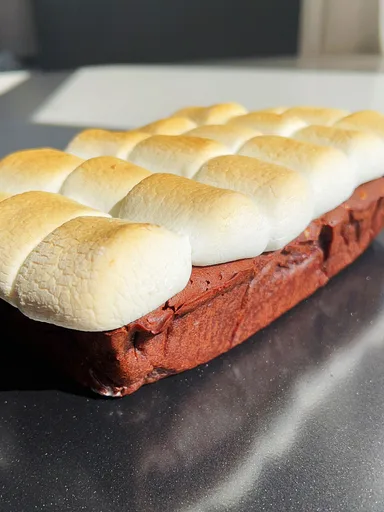 Tarta de chocolate con malvavisco
