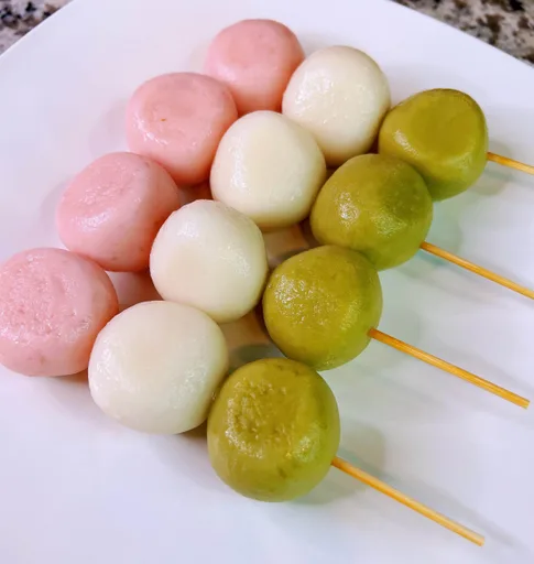 Tricolor Dango Recipe
