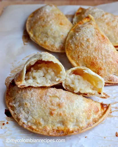 Receta de empanadas de arroz con leche