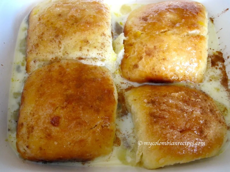 Torta de Pan Mojicón Recipe (Mojicón Bread Pudding Cake)
