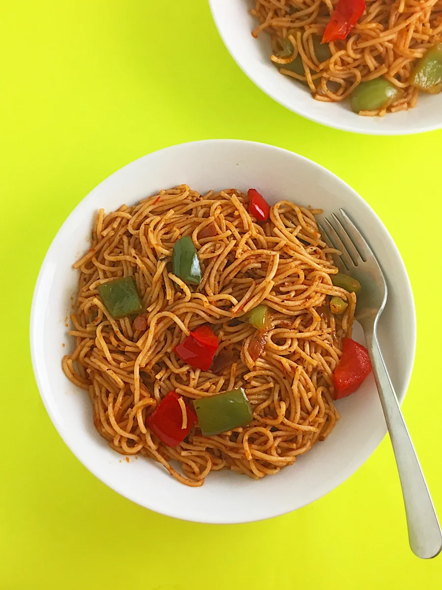 Jollof Spaghetti