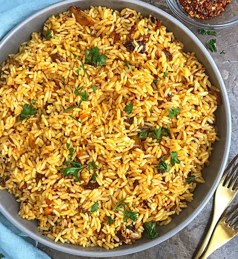 Arroz con cebolla de 5 ingredientes