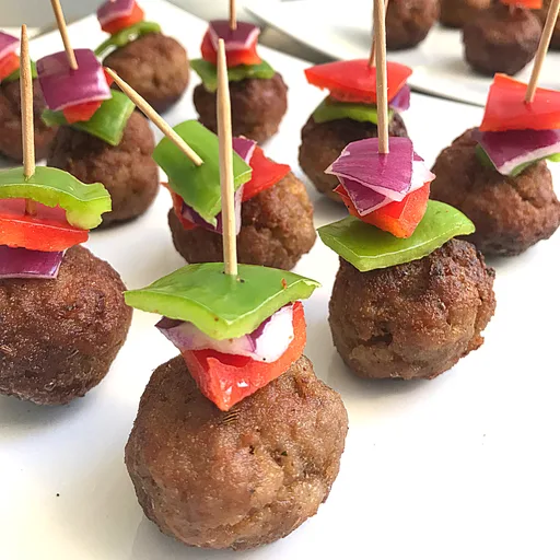 Albóndigas de carne Suya picada Hatfield