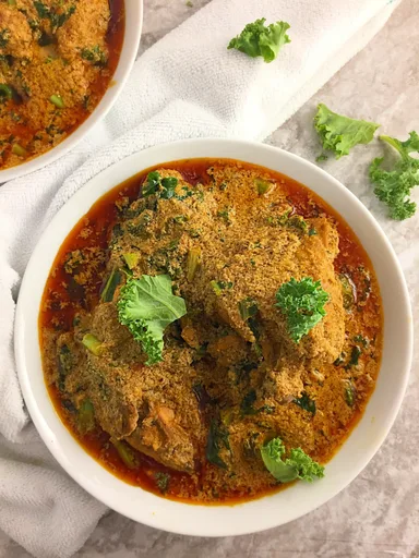 Peppersoup spice Infused Egusi Soup