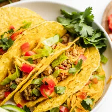 Receta de Tacos de Pollo Molido