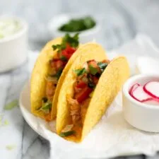 Oven Baked Chicken Tacos