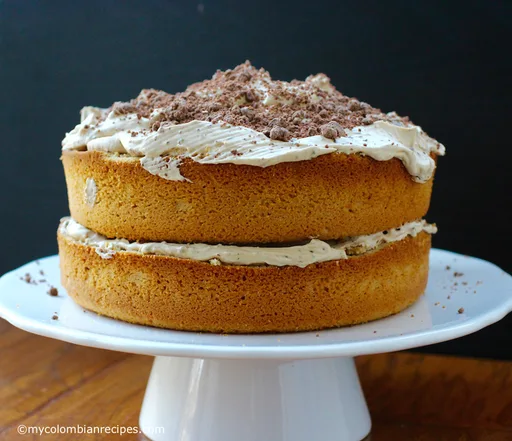 Receta de torta de café (pastel con sabor a café)