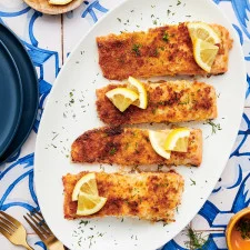 Saumon au panko cuit au four