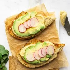 Hummus Avocado Toast