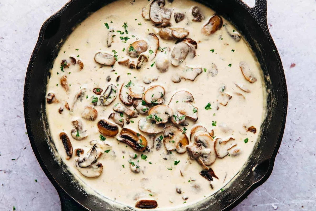 Creamy Parmesan Mushroom Sauce