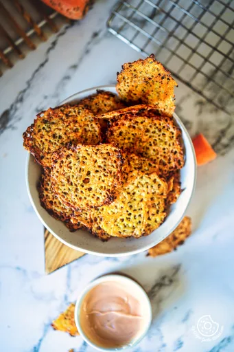 Carrot Cheese Chips