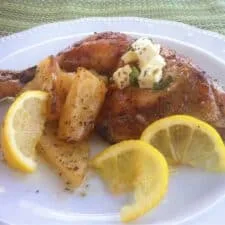 Greek Lemon Chicken and Potatoes (Kotopoulo Lemonato)