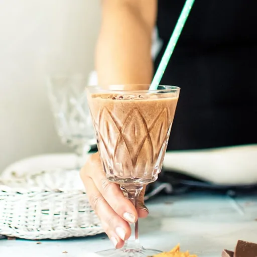 Chocolate Peanut Butter Banana Smoothie