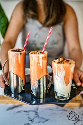 Receta de batido de papaya (batido cremoso de papaya)
