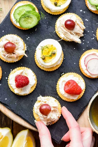 Aperitivo con galletas RITZ