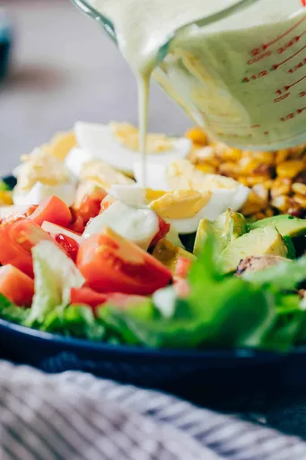 Creamy Avocado Blue Cheese Salad Dressing