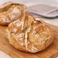 Receta de pan griego (pan de pueblo / horiatiko psomi)