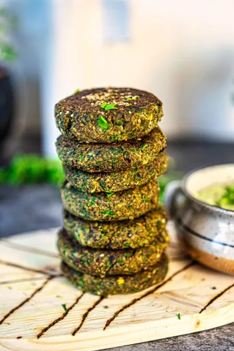 Crispy Black Bean Veggie Patties