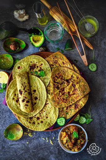Avocado Paratha + Avocado Roti