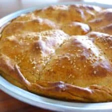 Pastel de puerros
